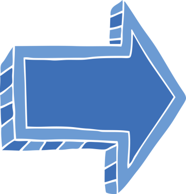 bir insan tarafından çizilmiş karalama yönetmenliği oku