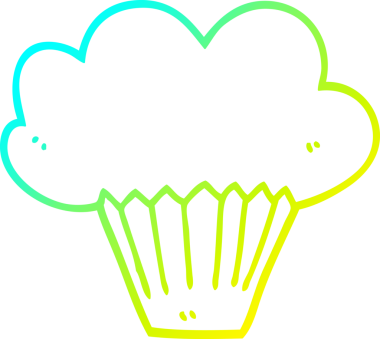 Bir insan tarafından çizilmiş soğuk gradyan çizgisi.