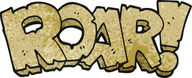 bir insan tarafından çizilmiş karalama kükremesi metni