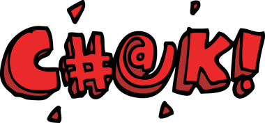 karikatür bir insan tarafından çizilmiş küfür