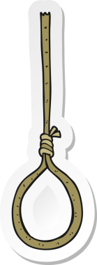 Bir insan tarafından çizilmiş karikatür etiketi.