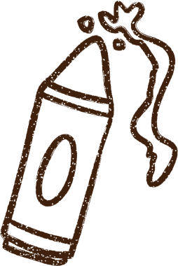 Bir insan tarafından çizilen Boya Kalemi Kömürü