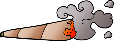 Bir insan tarafından çizilmiş karalama sigarası.