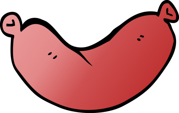 Bir insan tarafından çizilmiş karalama sosisi.