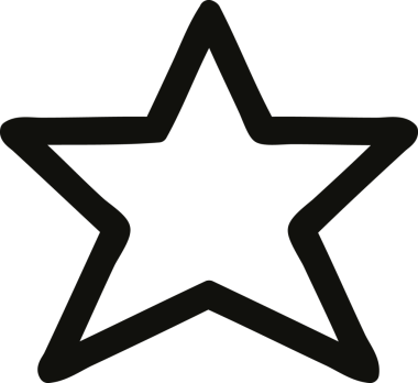 bir insan tarafından çizilmiş yıldız şekli simgesi