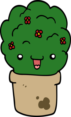 Bir insan tarafından çizilmiş tenceredeki karikatür çalısı