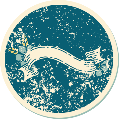 Bir pankartın ve bir insanın çizdiği çiçeklerin sembolik dövmeli resmi