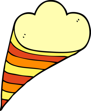 bir insan tarafından çizilmiş karalama dekoratif bulut