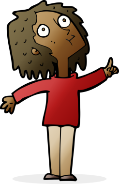 Karikatür meraklısı bir kadın tarafından çizilmiş