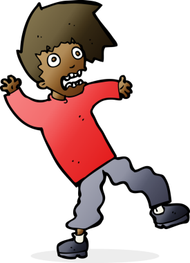 Bir insan tarafından çizilmiş karikatür.