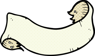 Bir insan tarafından çizilmiş çizgi film dövmeli tomar afişi