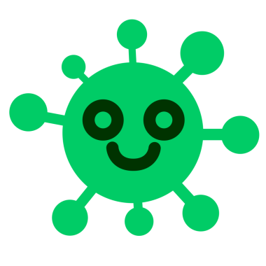 Bir insan tarafından çizilmiş mutlu boş göz virüsü