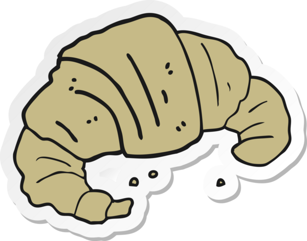 Bir insan tarafından çizilmiş bir ayçöreği çıkartması.