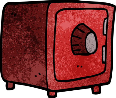 Bir insan tarafından çizilmiş bir karikatür kasası.