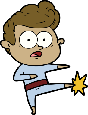 Bir insan tarafından çizilmiş çizgi film bakışlı adam.