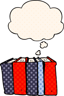 Bir insan tarafından çizilmiş çizgi roman tarzında düşünce baloncuğu olan çizgi romanlar.