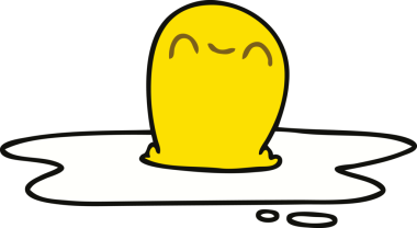 Bir insan tarafından çizilmiş garip bir karikatür.