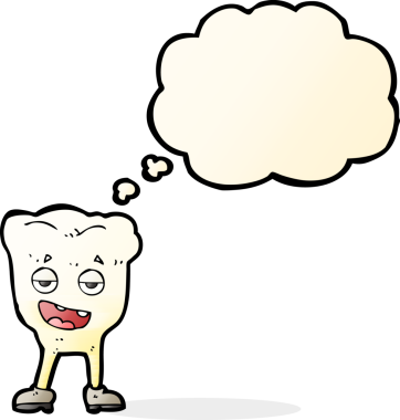 Bir insan tarafından çizilmiş düşünce baloncuğu olan kendini beğenmiş bir çizgi film karakteri.