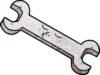 Bir insan tarafından çizilmiş çizgi film anahtarı.