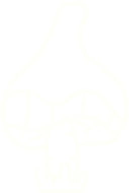 Bir insan tarafından çizilmiş Toadstool Tebeşiri