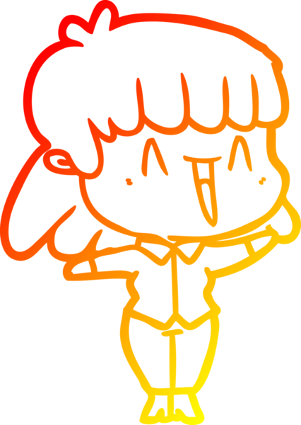 Bir insan tarafından çizilmiş bir karikatür kadın çizimi