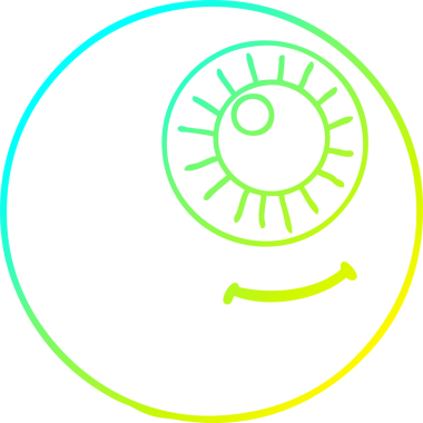 Bir insan tarafından çizilmiş bir çizgi film göz çizimi.