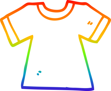 bir insan tarafından çizilmiş karikatür tişörtü çizimi