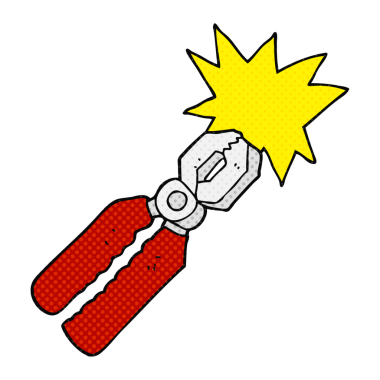 Bir insan tarafından çizilmiş serbest çizim çizgi roman tarzı kerpeten.