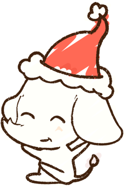 Bir insan tarafından çizilmiş Noel Fili Tebeşiri