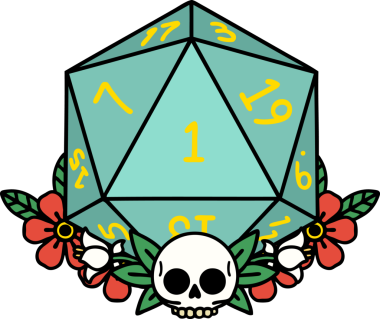 Retro Dövme Tarzı Doğal Zarlar Bir insan tarafından çizilmiş çiçek elementleri ile yuvarlanır