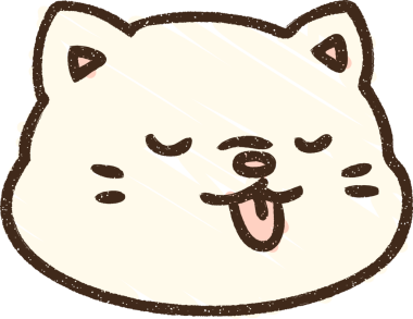 Bir insan tarafından çizilen Kedi Yüzlü Tebeşir