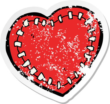 Bir insan tarafından çizilmiş bir karikatürün gerilimli yapıştırması.