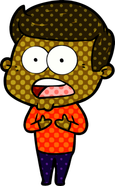 Bir insan tarafından çizilmiş bir karikatür.