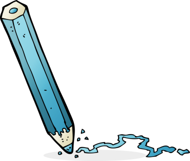 bir insan tarafından çizilmiş karikatür kalem