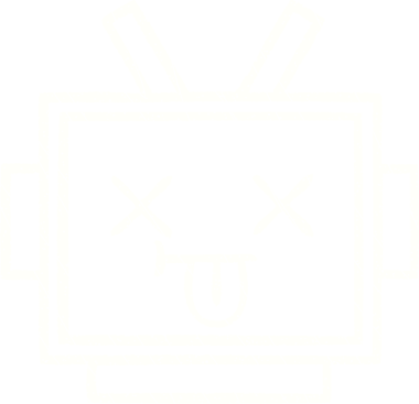 Bir insan tarafından çizilen Ölü Robot Tebeşiri