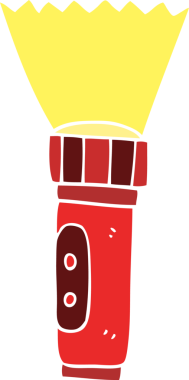 Bir insan tarafından çizilmiş karalama meşalesi.