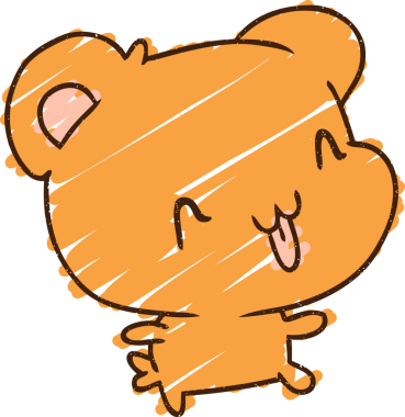 Bir insan tarafından çizilmiş Sevimli Ayı Tebeşiri