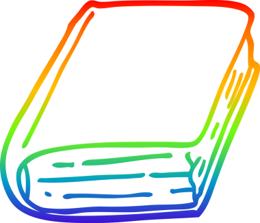 gökkuşağı gradyanı çizimi bir insan tarafından çizilmiş eski bir çizgi