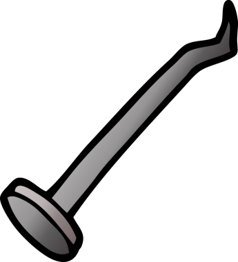 Bir insan tarafından çizilmiş karalama tırnağı.