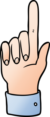 Bir insan tarafından çizilmiş bir çizgi film.