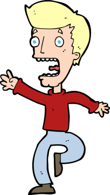 Bir insan tarafından çizilmiş karikatür.