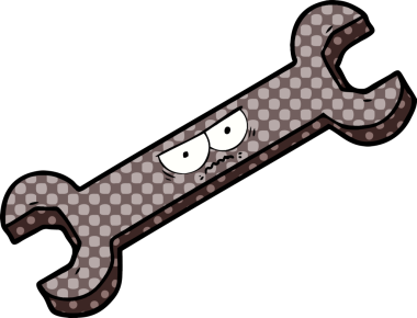 bir insan tarafından çizilmiş kızgın çizgi film aracı