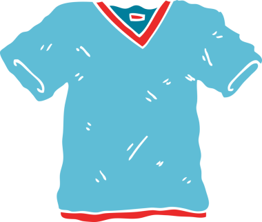 bir insan tarafından çizilmiş karikatür tişörtü