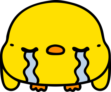 Bir insan tarafından çizilmiş şirin bir yavru kuş karikatürü.