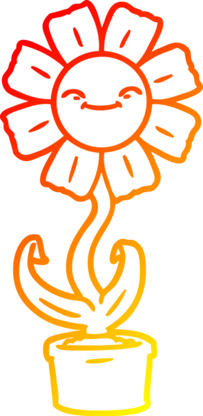 Bir insan tarafından çizilmiş mutlu bir karikatür çizimi.