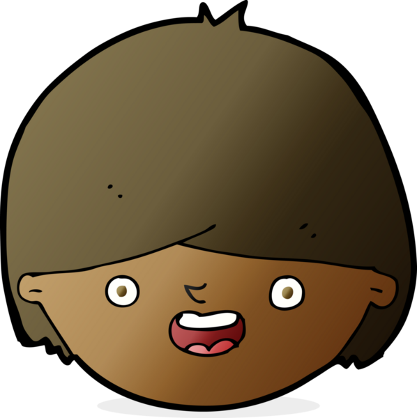 Bir insan tarafından çizilmiş mutlu bir yüz.