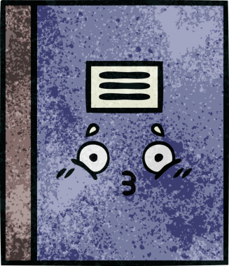 Bir insan tarafından çizilmiş bir defterin retro grunge desen karikatürü