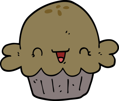 Bir insan tarafından çizilmiş şirin bir karikatür.