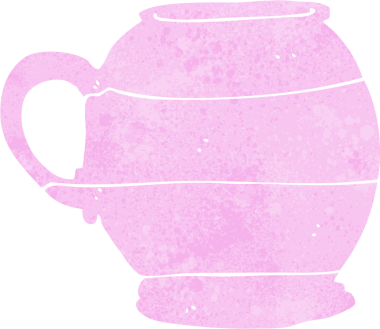 bir insan tarafından çizilmiş eski tarz bir karikatür.