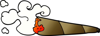 Bir insan tarafından çizilmiş karalama sigara tiryakisi.